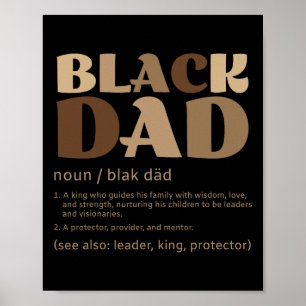 Póster Melanin definición para hombres negros afroamerica