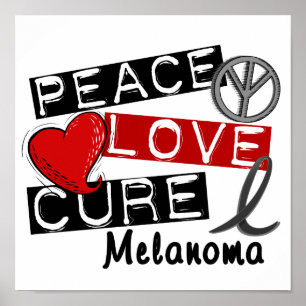 Póster Melanoma de la paz