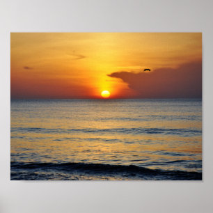 Póster Melbourne Beach Sunrise