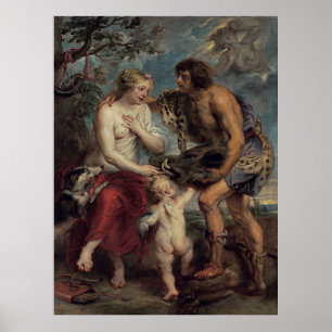 Póster Meleager y Atalante