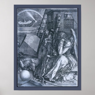 Póster Melencolia I de Albrect Durer