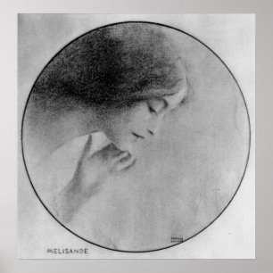 Póster Melisande by Fernand Khnopff