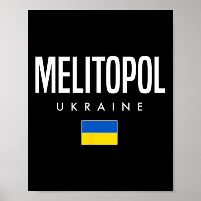 Póster Melitopol Ucrania  (Frente)