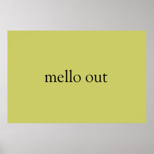 Póster Mello out