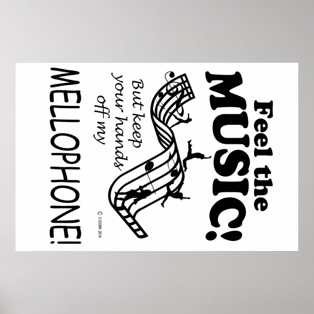 Póster Mellophone Siente La Música (Frente)