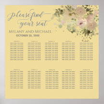 Mellow amarillo acuarela boho moda floral