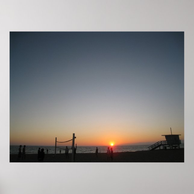 Póster Mellow at the Beach (Frente)