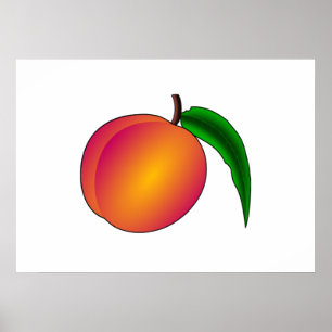 Póster Melocotón