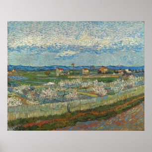 Póster Melocotoneros en Flor de Van Gogh