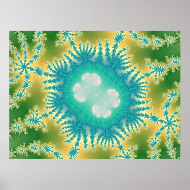 Póster Melocotones azules (Imprimir) (Frente)