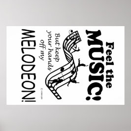 Póster Melodeon Siente La Música