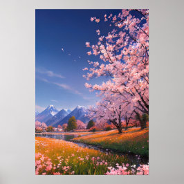 Póster Melodía del flujo