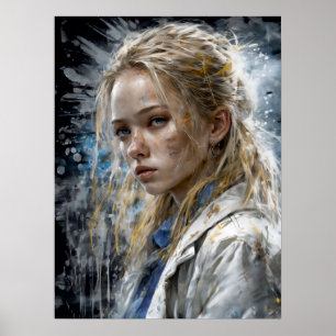 Póster Melodía mística: obra maestra del petróleo