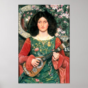 Póster Melodía (Música) de Kate Bunce (1897)
