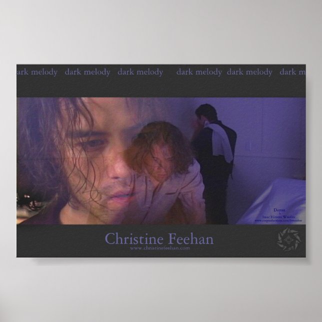 Póster Melodía oscura de Christine Feehan (Frente)