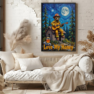 Póster Melodías con honestidad: Oso en el techo