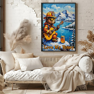 Póster Melodías de montaña: La melodía alpina del oso