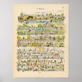 Póster melodías felices