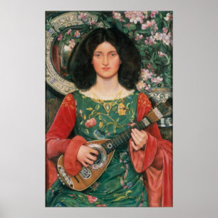 Póster Melody (Música), c. 1895/1897, por Kate Bunce