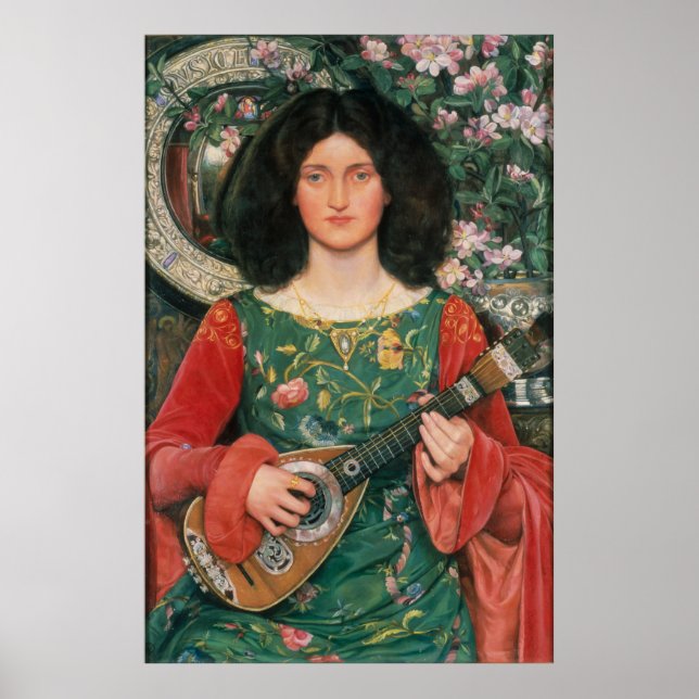Póster Melody (Música), c. 1895/1897, por Kate Bunce (Frente)