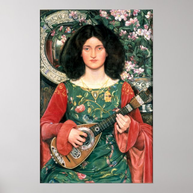 Póster Melody (Música) de Kate Bunce (1897) (Frente)