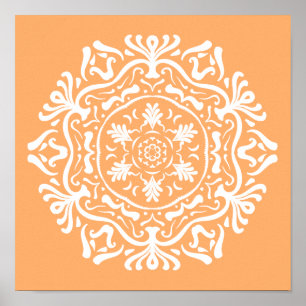 Póster Melon Mandala