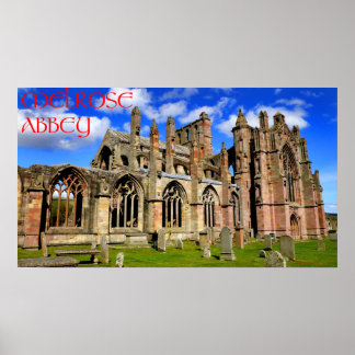 Póster melrose abbey