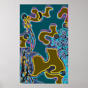 Póster Melting Memphis Vibes II