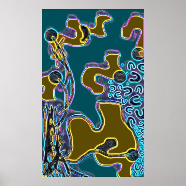 Póster Melting Memphis Vibes II (Frente)