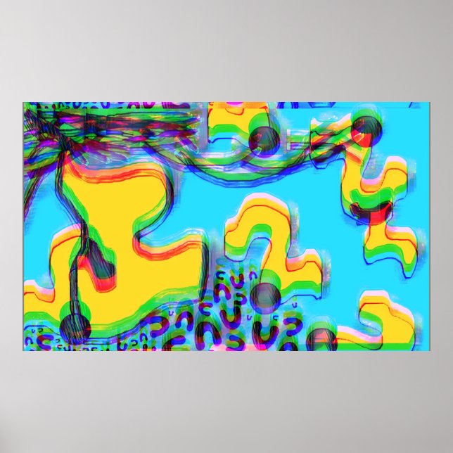 Póster Melting Memphis Vibes III (Frente)