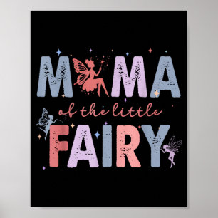 Póster Mema de la fiesta de cumpleaños de la niña hada