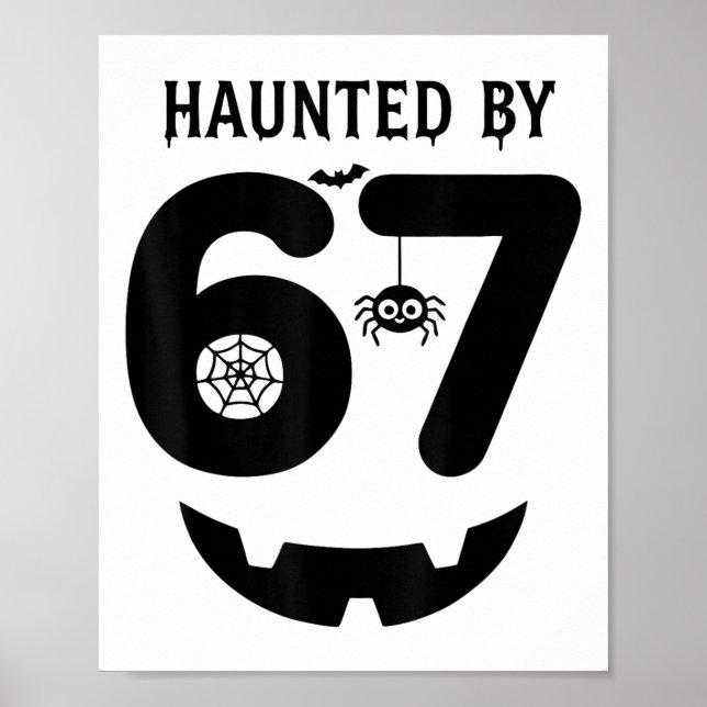 Póster Meme 6 7 Italian Brainrot Disfraz de Halloween Ato (Frente)