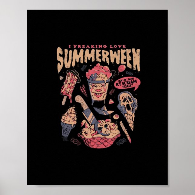 Póster Meme clásico de Summerween (Frente)