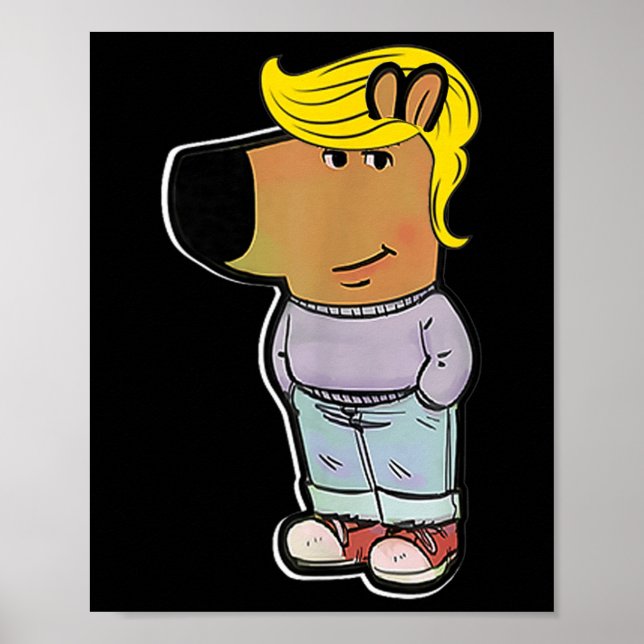 Póster Meme de Chill Trump Meme (Frente)