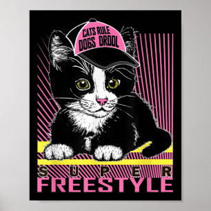Póster Meme de Guay sobre gatos sarcásticos graciosos cit