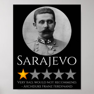 Póster Meme de Historia - Archiduque Franz Ferdinand - Wa