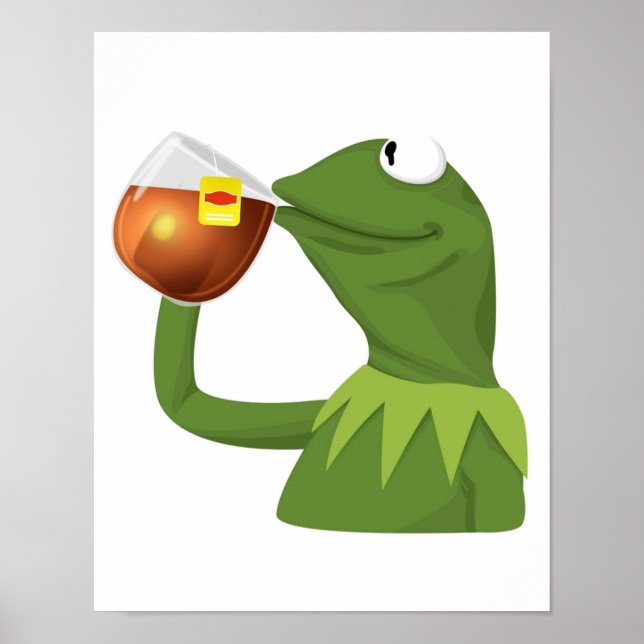 Póster Meme de KERMIT 2 pero eso no es asunto mío (Frente)