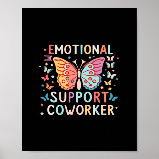 Póster Meme de la Cuta Clásica de Ayuda Emocional (Frente)