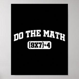 Póster Meme de matemáticas, meme de matemáticas 67, profe
