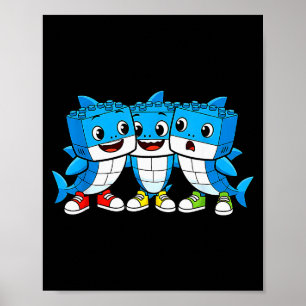 Póster Meme de niños divertido Italian Brainrot niños niñ
