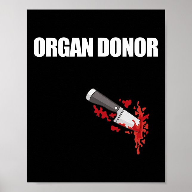 Póster Meme De Riñón De Donante Fun Blooound (Frente)