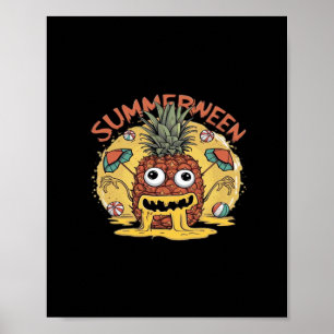 Póster Meme de tendencias clásicas de Summerween