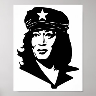 Póster Meme del Commiso Comunista Kamala Harris