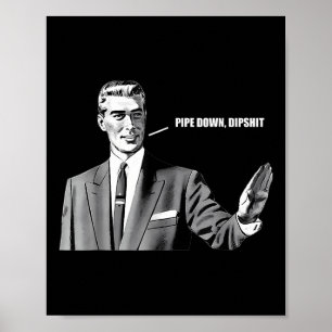 Póster Meme del tipo de corrección divertida de Dip Down