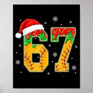 Póster Meme Divertido 67 Navidad Vender Helado Hombres Ni