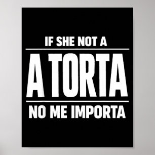 Póster Meme divertido de golpeador de torta si no es una