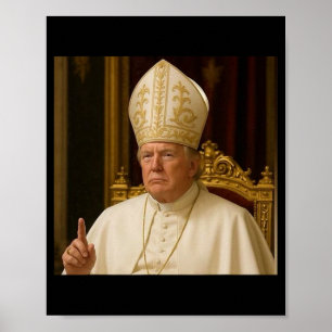 Póster Meme Gear de Trump La República Vaticana Católica