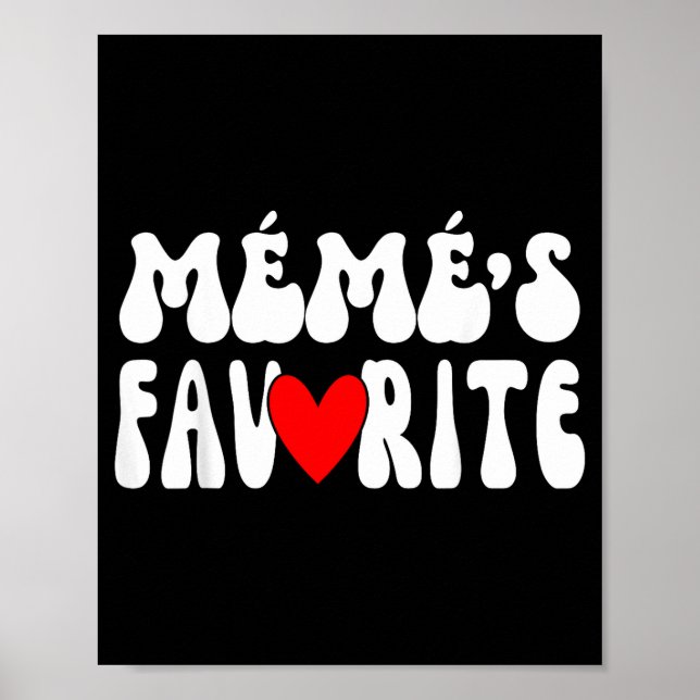 Póster MÉmÉ’s Favorite Funny Grandparent Granhild Humor  (Frente)