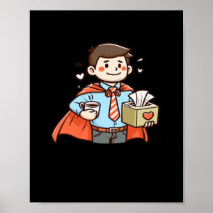 Póster Meme viral clásico de payasos de ayuda emocional
