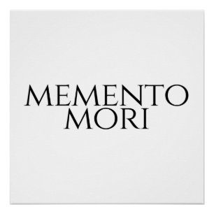Póster Memento Mori